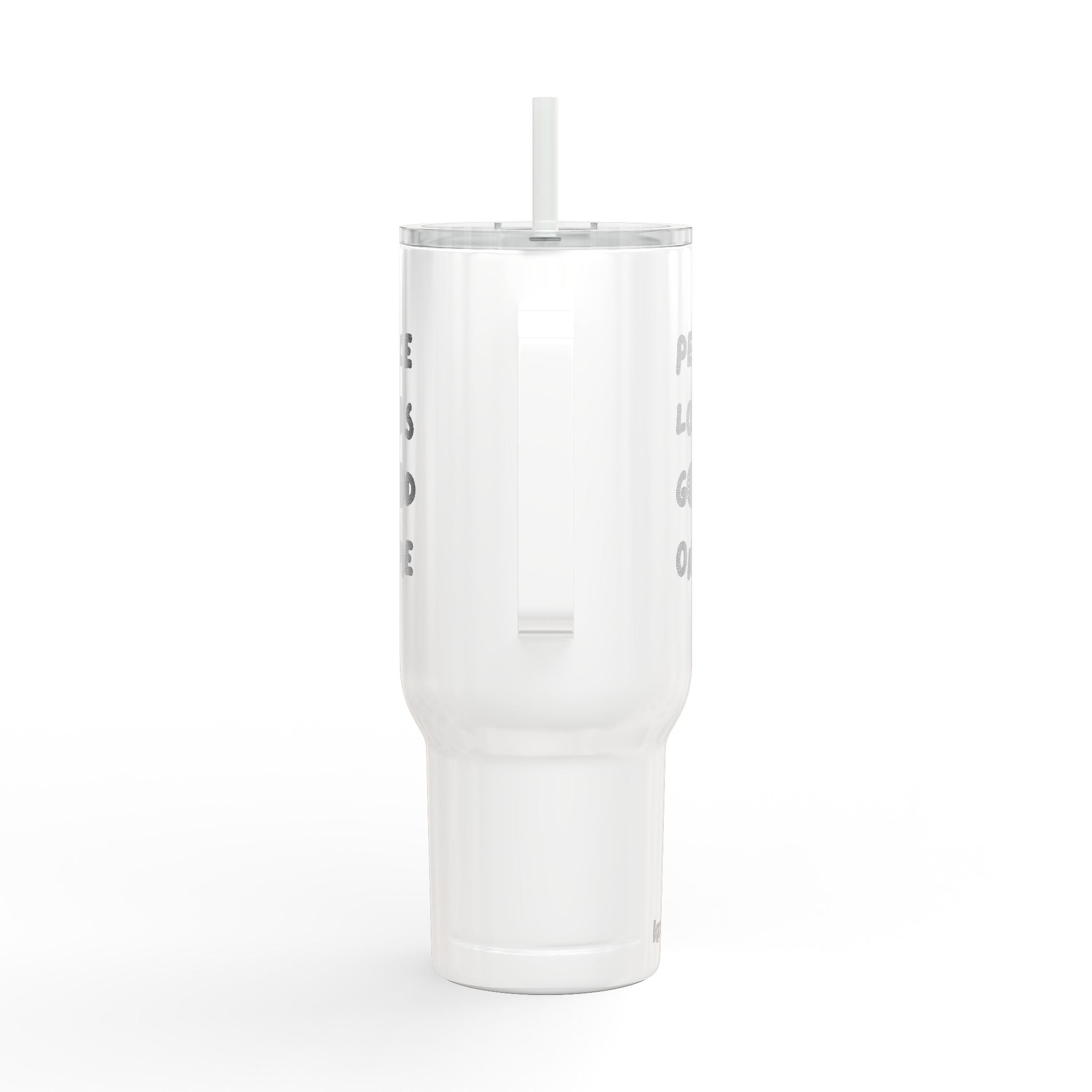 Peace Looks Good On Me Engraved Insulated Tumbler, 40oz Travel Cup