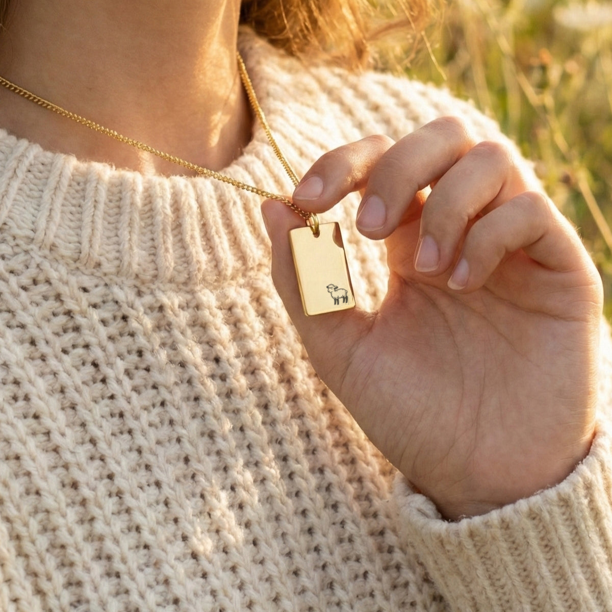 The Lost Sheep Necklace — “He Left the 99 to Find Me”