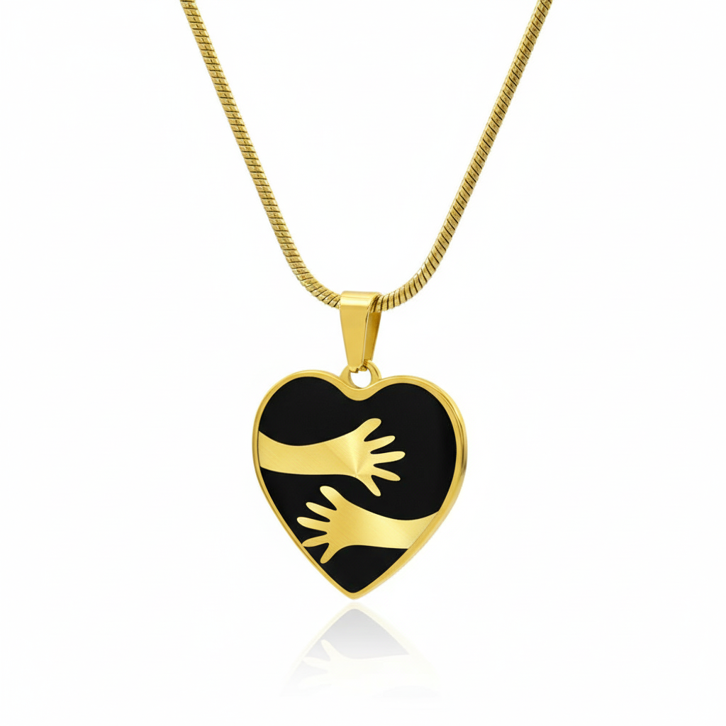 Always With You — Engravable Memorial Heart Necklace