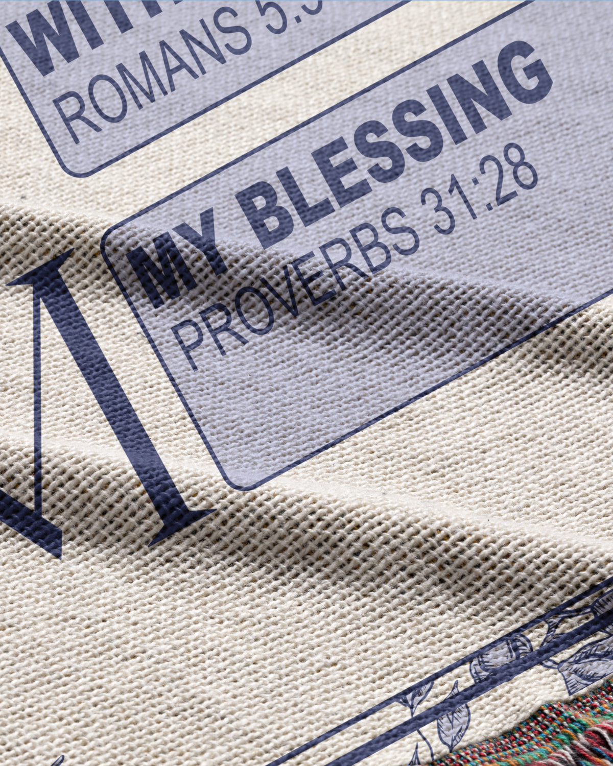 God Says You Are – MOM Woven Blanket