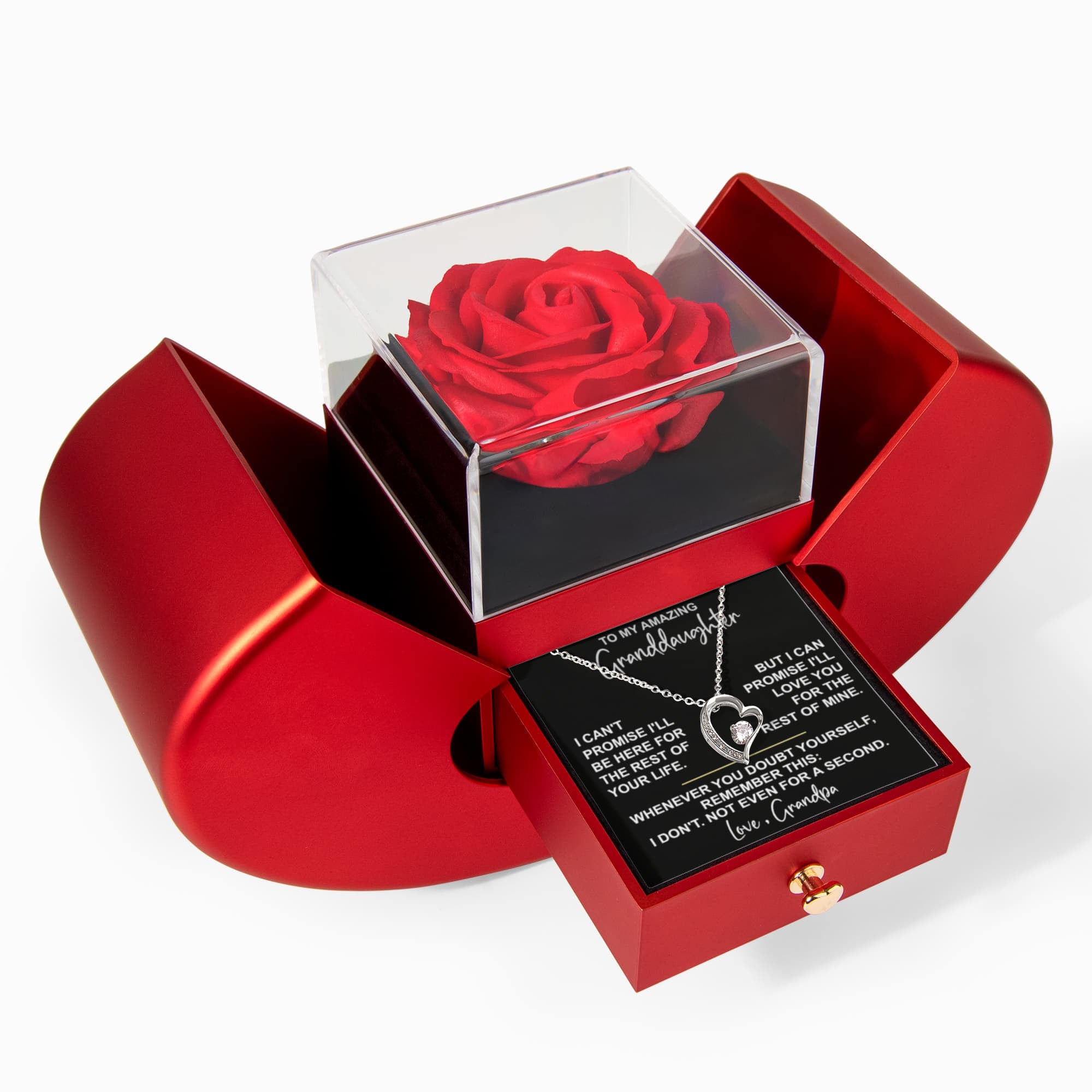 To My Amazing Granddaughter • Necklace with Gift Box