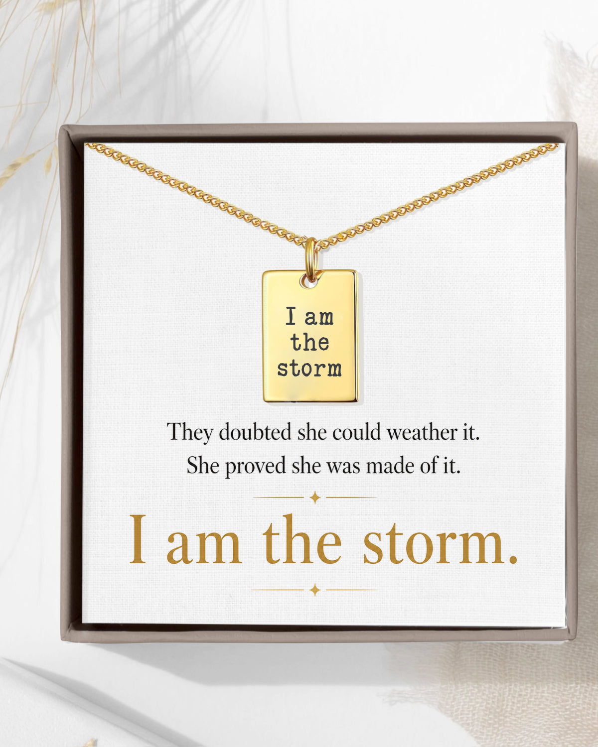 I Am the Storm Necklace