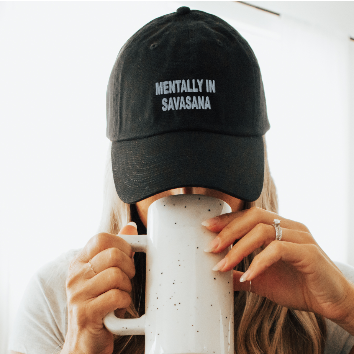 Mentally In Savasana Hat – Funny Yoga Baseball Cap for Relaxed Vibes