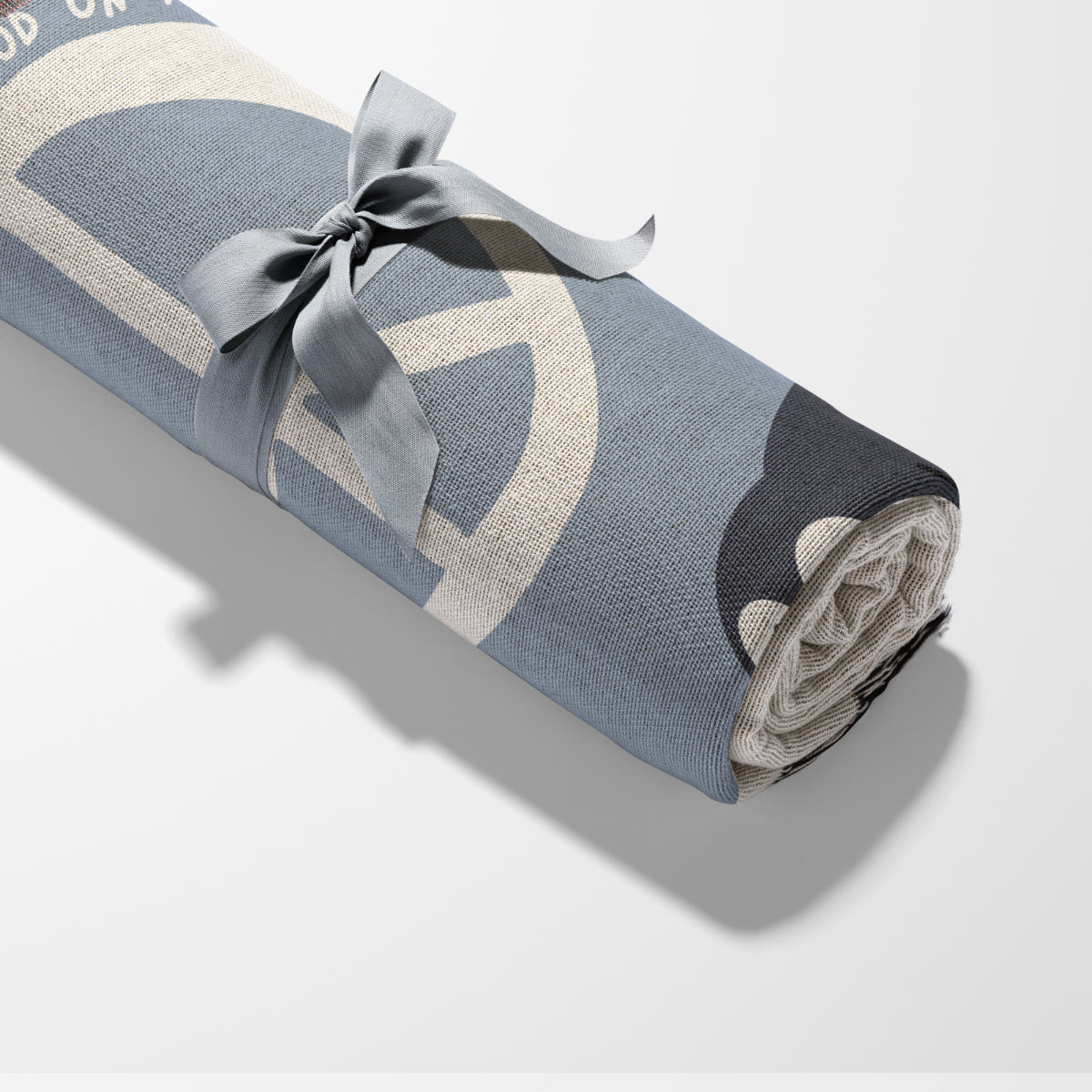 Personalized Peace Looks Good On Me Woven Blanket – 100% Cotton Heirloom Throw - 50''x60''