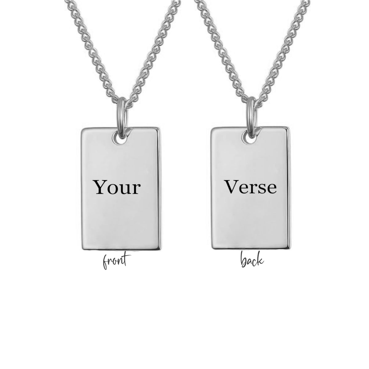 Personalized Bible Verse Necklace