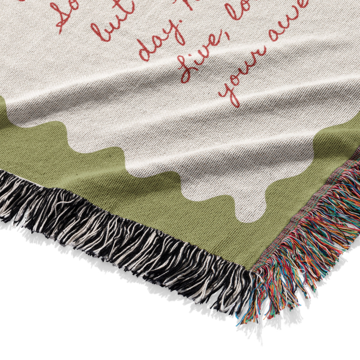 To My Daughter — Personalized Woven Blanket