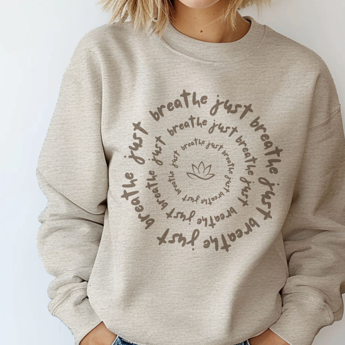 Just Breathe Sweatshirt – Cozy Calm Meets Everyday Style