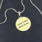 Peace Looks good on me necklace