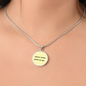 Peace Looks good on me necklace