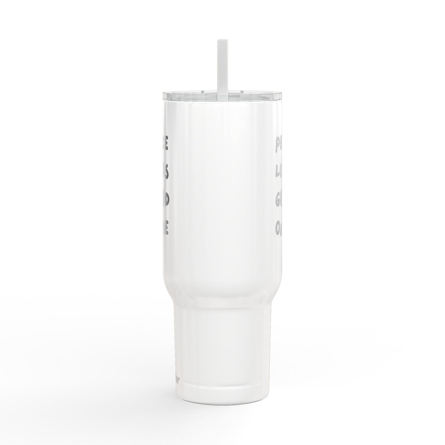 Peace Looks Good On Me Engraved Insulated Tumbler, 40oz Travel Cup