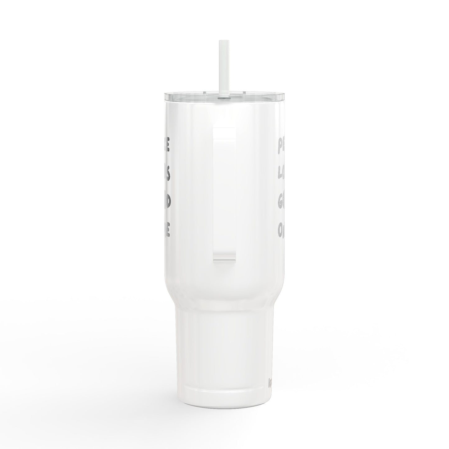 Peace Looks Good On Me Engraved Insulated Tumbler, 40oz Travel Cup