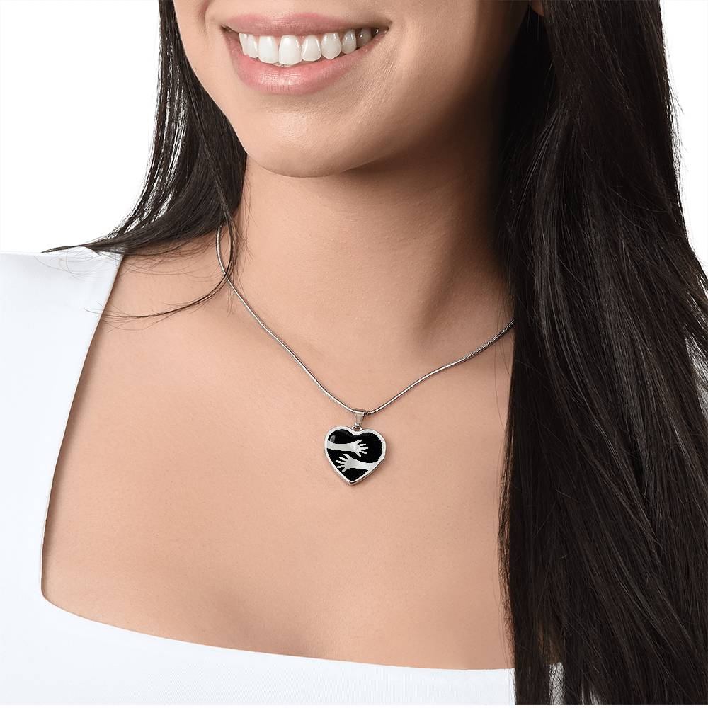Always With You — Engravable Memorial Heart Necklace