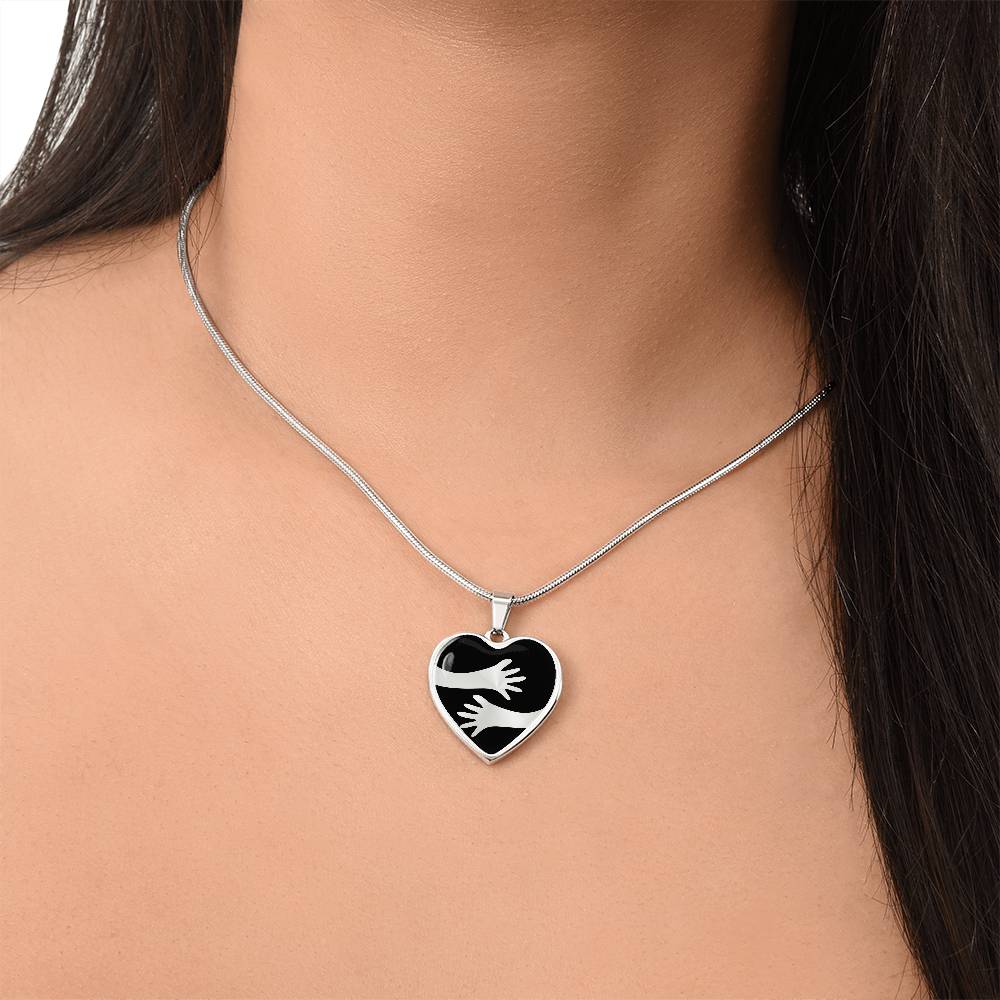 Hug Heart Necklace | Sentimental Gift for Daughter, Granddaughter, or Best Friend