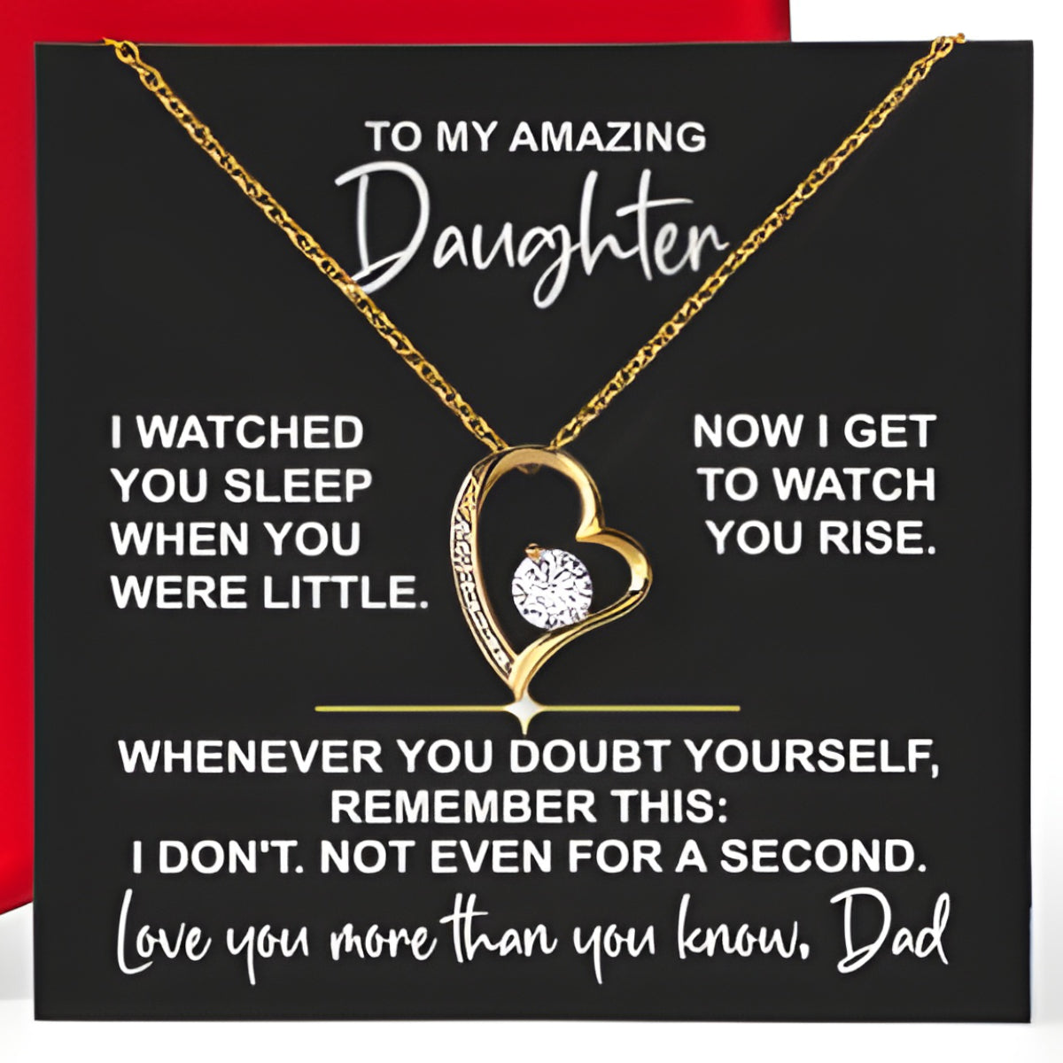 To My Amazing Daughter – Love, Dad • Necklace with Gift Box