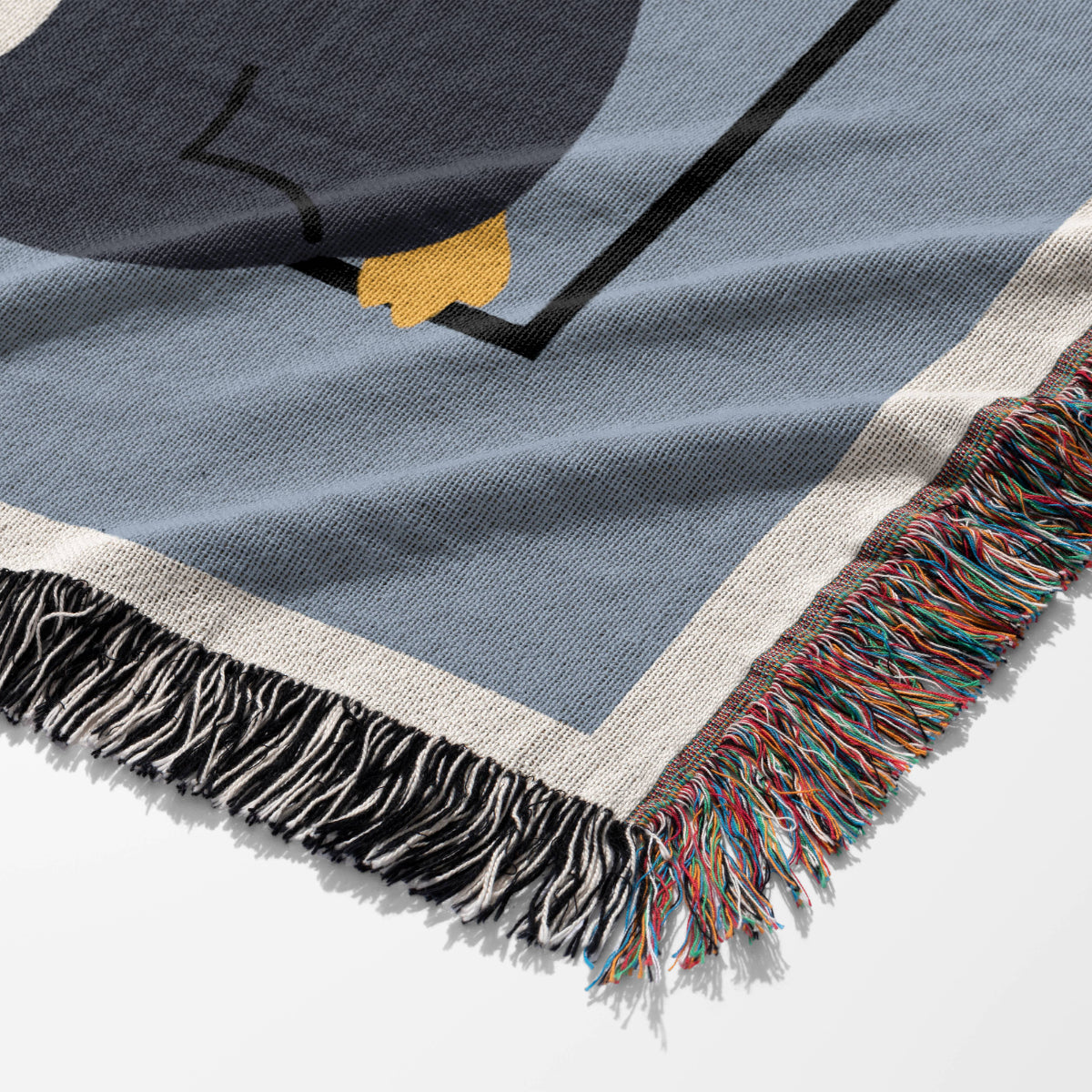 Personalized Peace Looks Good On Me Woven Blanket – 100% Cotton Heirloom Throw - 50''x60''