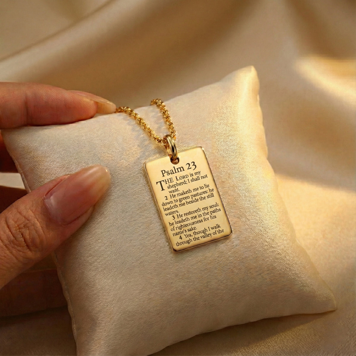 Personalized Bible Verse Necklace