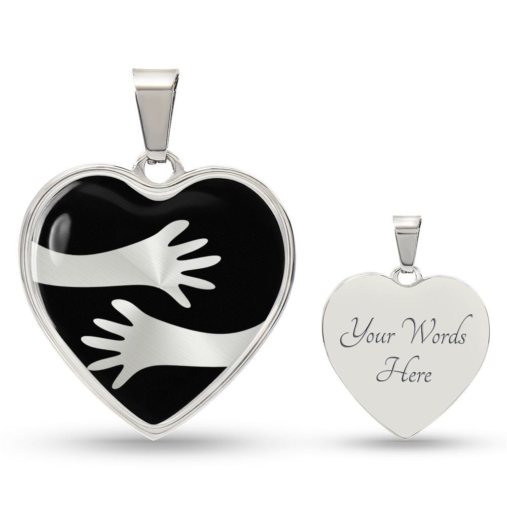 Always With You — Engravable Memorial Heart Necklace