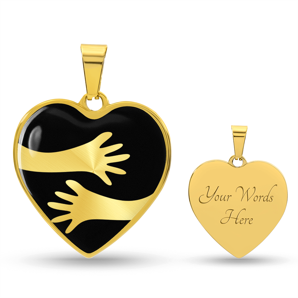 Always With You — Engravable Memorial Heart Necklace
