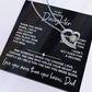 Dad Daughter Necklace The day you were born